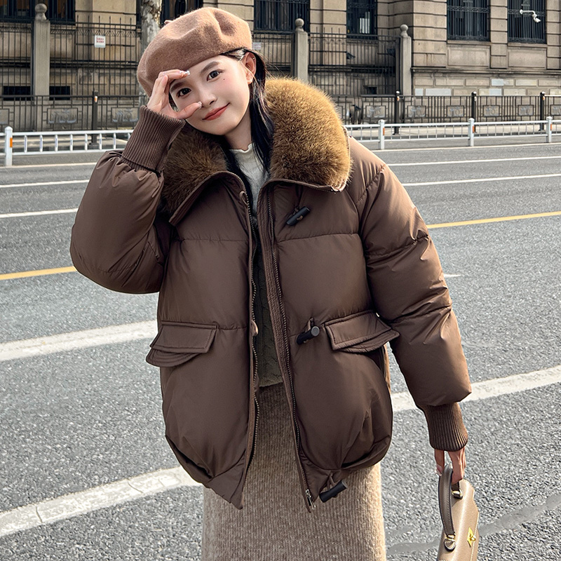 Loose Korean style bread clothing small fellow down coat