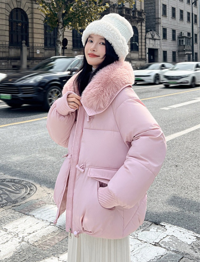 Loose Korean style bread clothing small fellow down coat