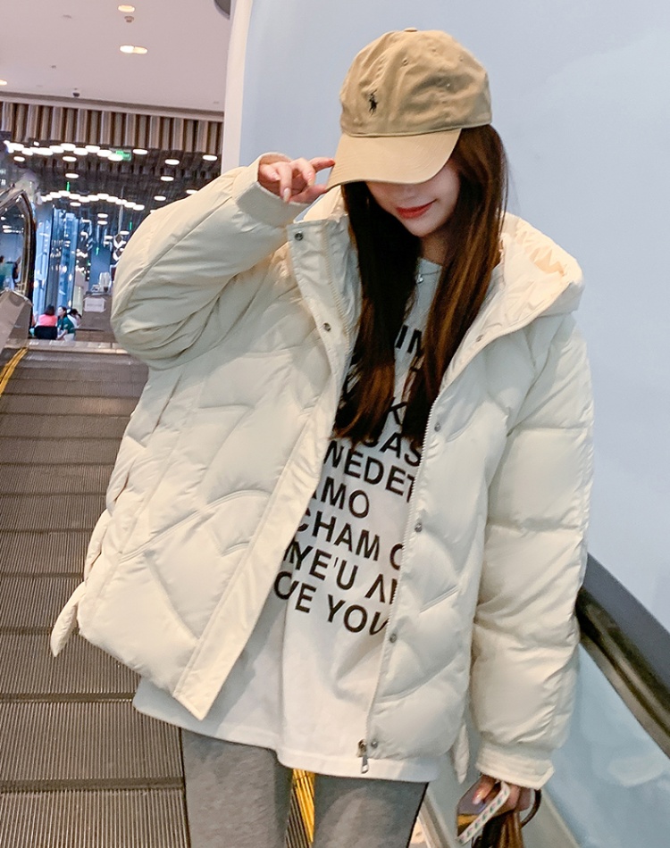 Loose down thermal coat thick Korean style cotton coat