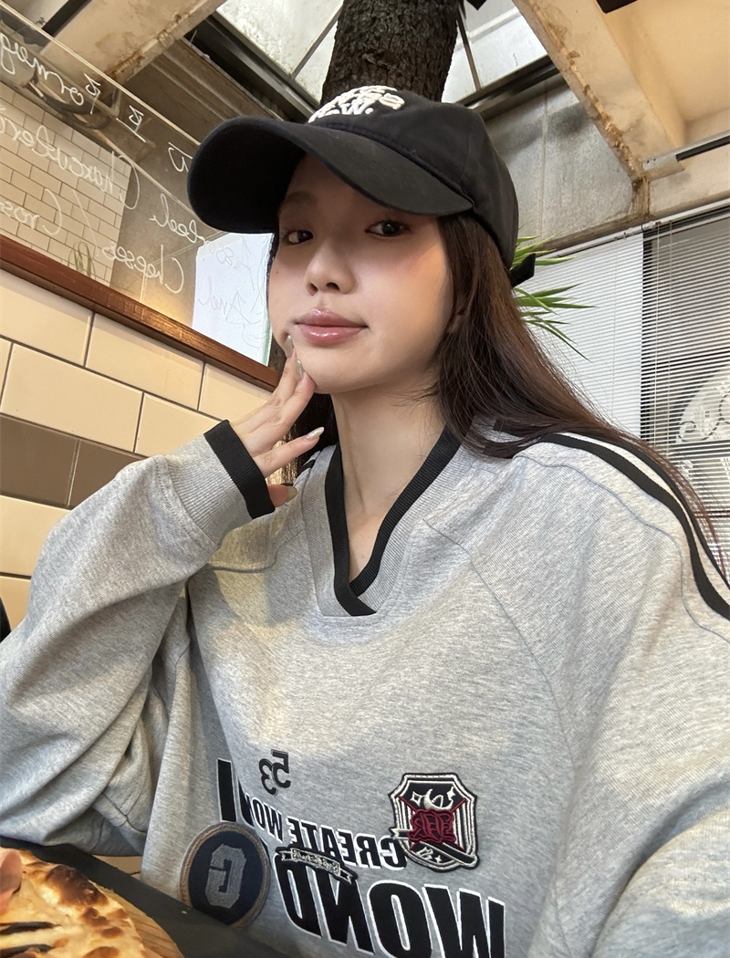 Long sleeve Casual tops autumn hoodie for women