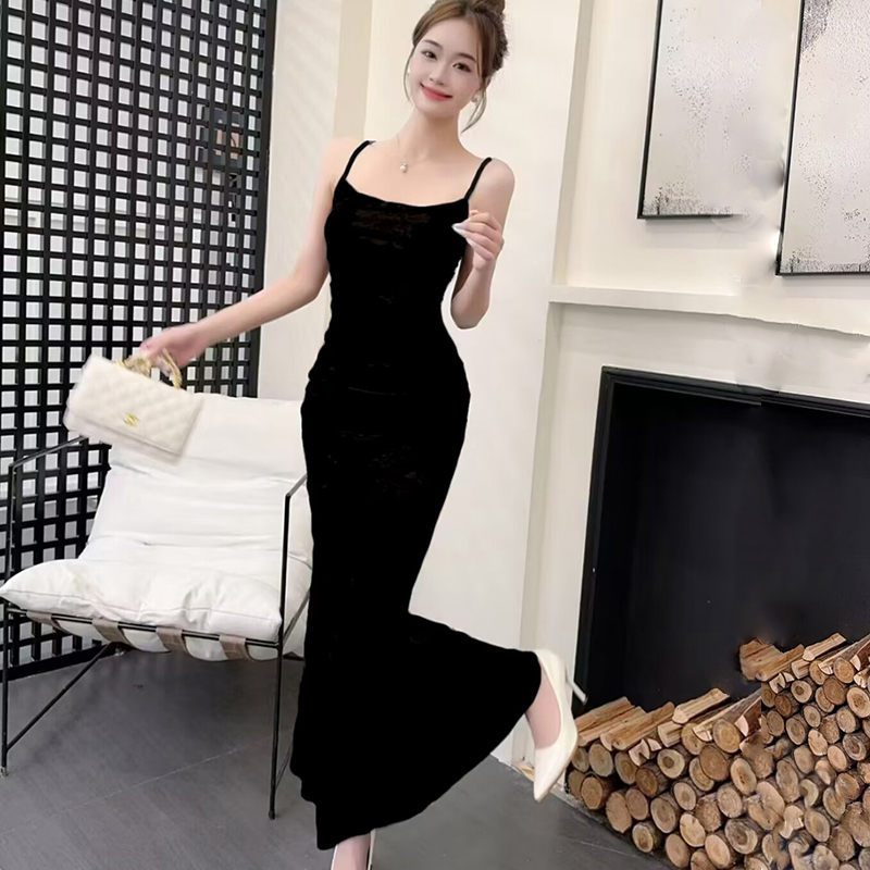 Elegant fold formal dress sexy dress for women