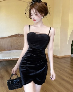 Wrapped chest formal dress sexy dress for women