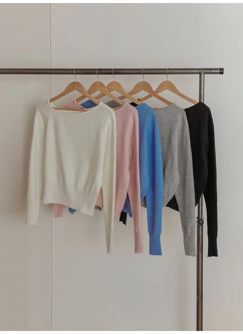 Loose Korean style pullover temperament pure sweater