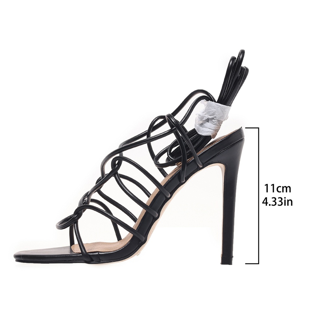 Fashion bandage high-heeled sexy sandals