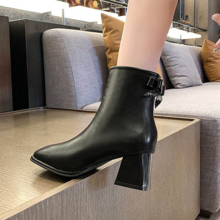 High-heeled boots fashion short boots for women