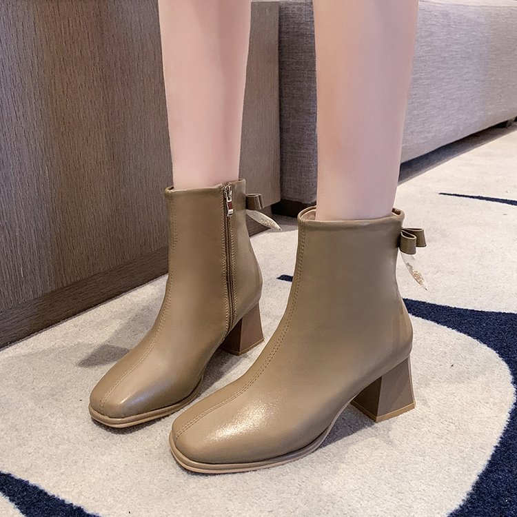 High-heeled boots fashion short boots for women