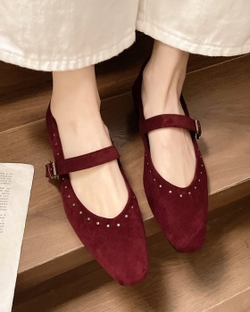 Spring and autumn fashion France style low shoes for women