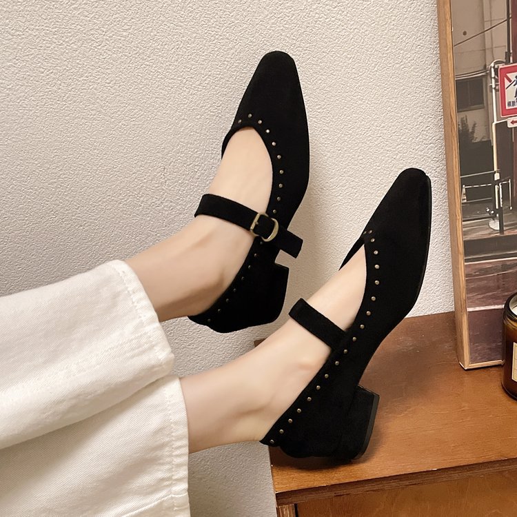 Spring and autumn fashion France style low shoes for women