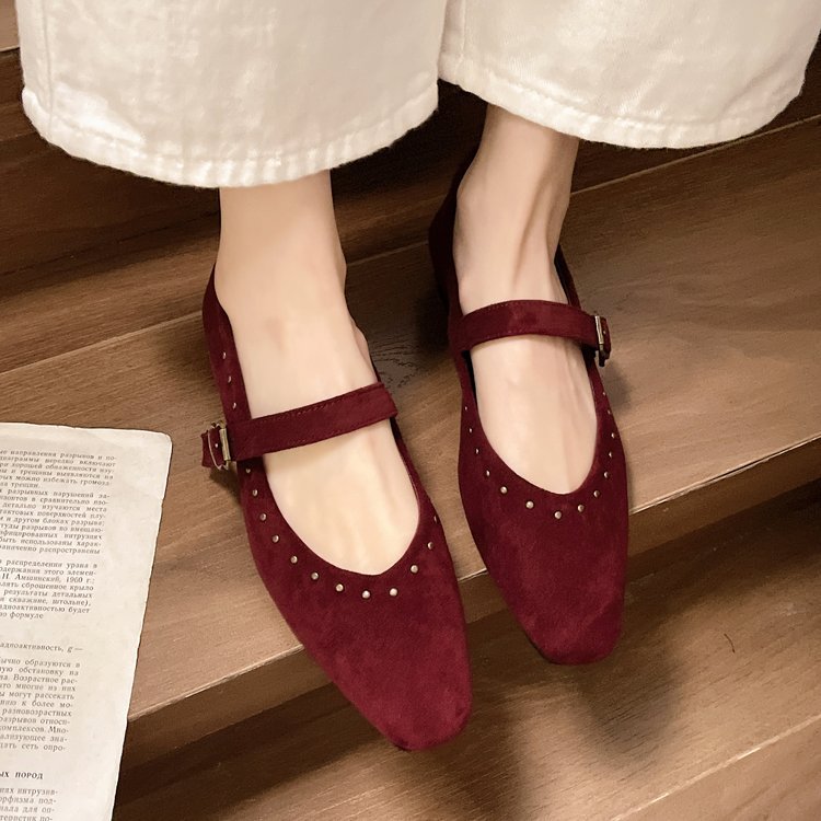 Spring and autumn fashion France style low shoes for women