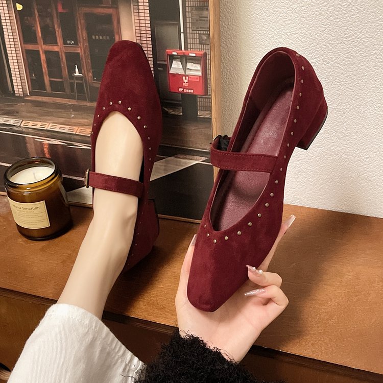 Spring and autumn fashion France style low shoes for women