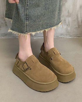 Thick crust retro shoes Casual board shoes for women