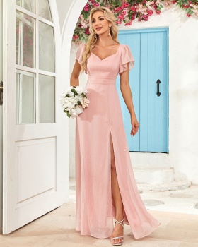 Chiffon fashion dress frenum evening dress