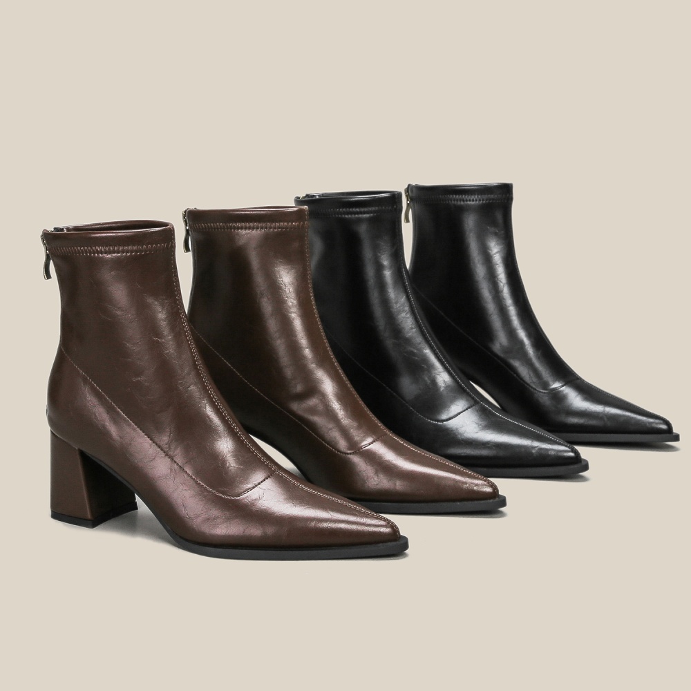 Middle cylinder martin boots thick boots for women