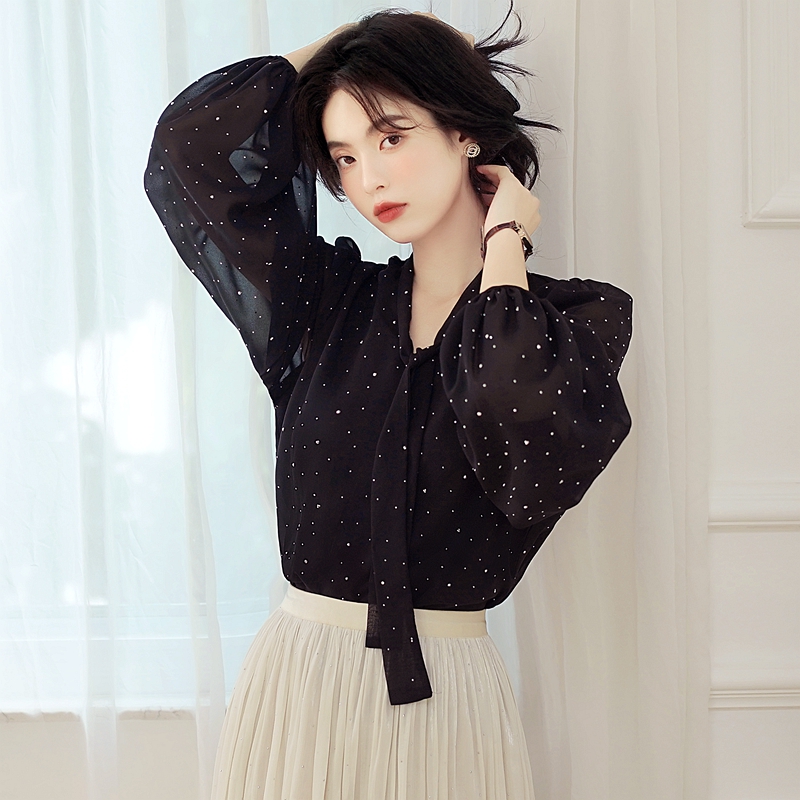 France style chiffon shirt temperament shirt for women