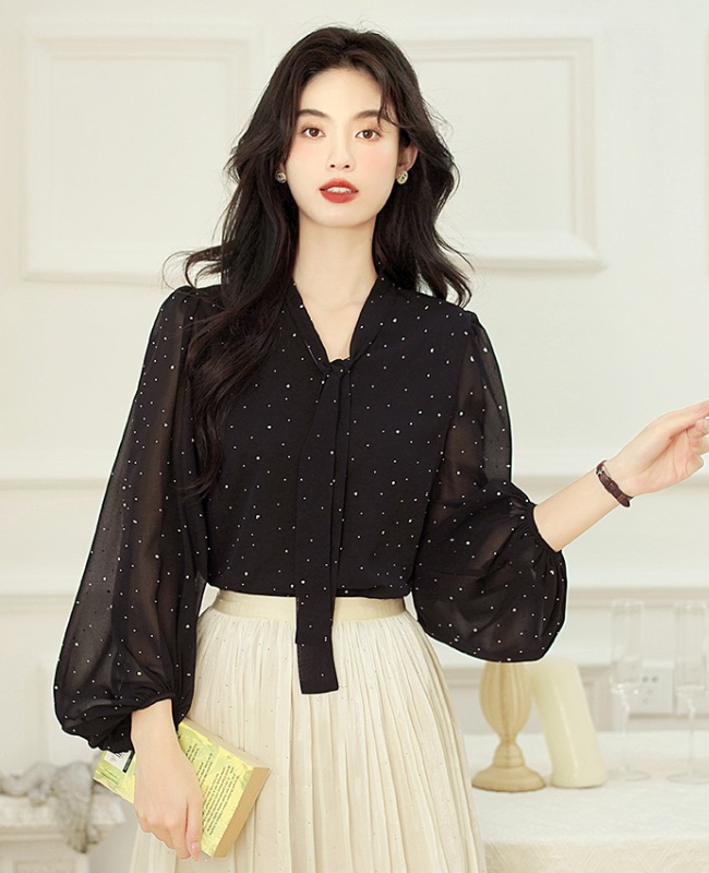 France style chiffon shirt temperament shirt for women