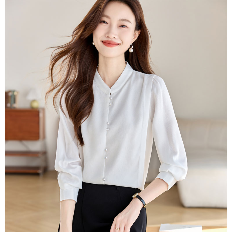 Chinese style small shirt autumn shirt for women