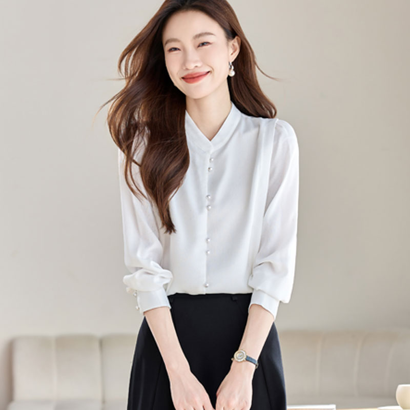 Chinese style small shirt autumn shirt for women