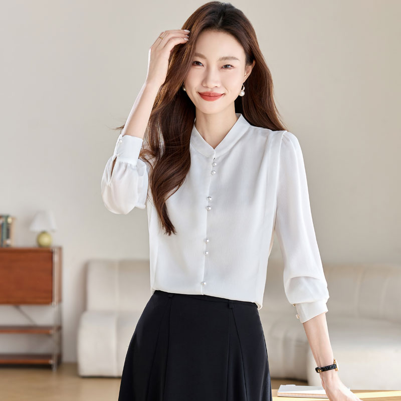 Chinese style small shirt autumn shirt for women