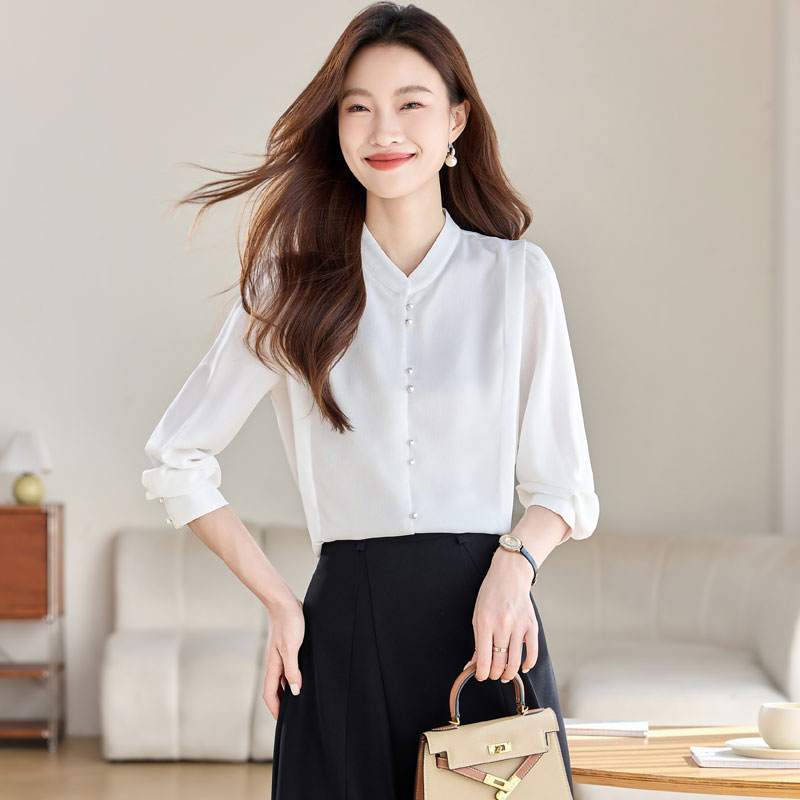 Chinese style small shirt autumn shirt for women