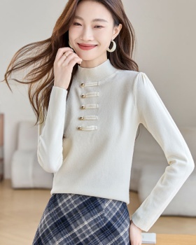 Bottoming tops autumn and winter small shirt for women