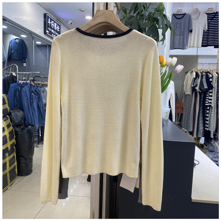 Autumn and winter sweater sling tops for women