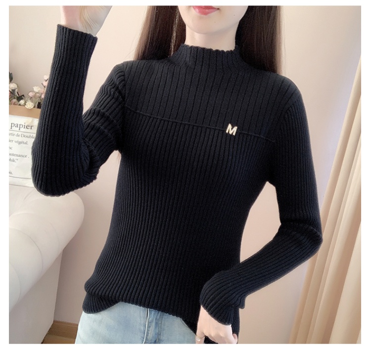 Slim sweater Korean style bottoming shirt for women