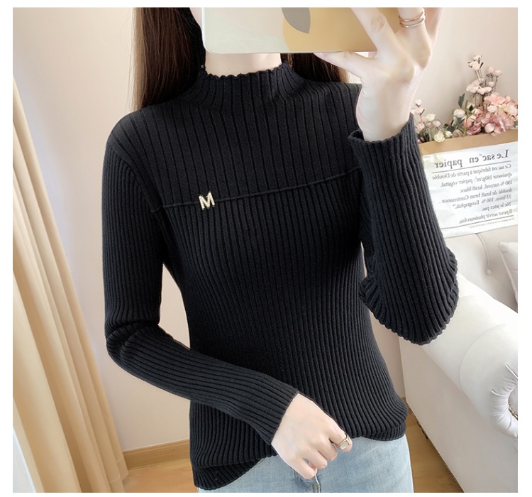 Slim sweater Korean style bottoming shirt for women