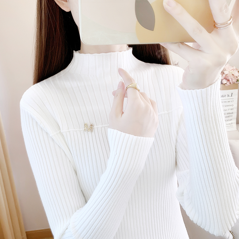 Slim sweater Korean style bottoming shirt for women