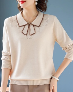 Western style knitted tops large yard bottoming shirt