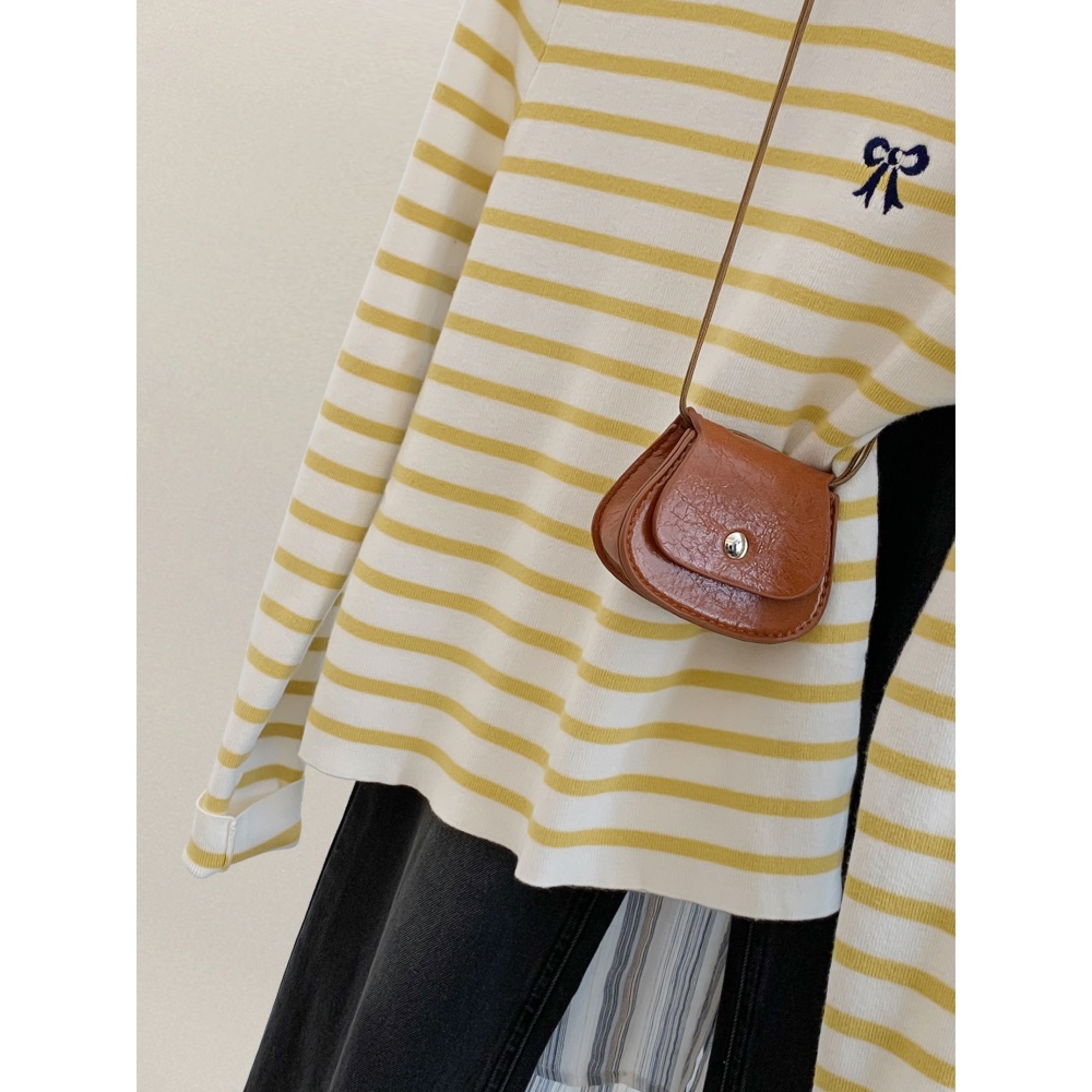 Stripe tops inside the ride sweater for women