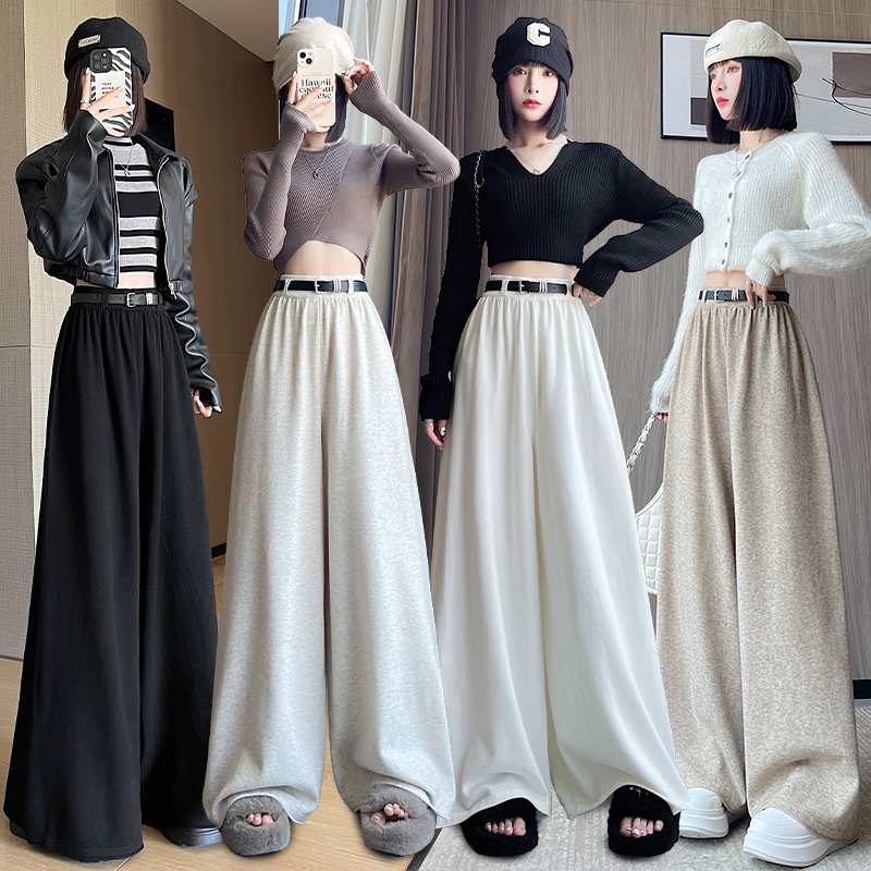 Casual culottes wide leg pants for women