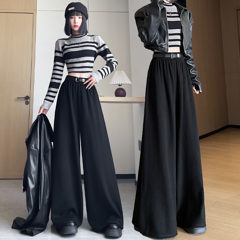 Casual culottes wide leg pants for women