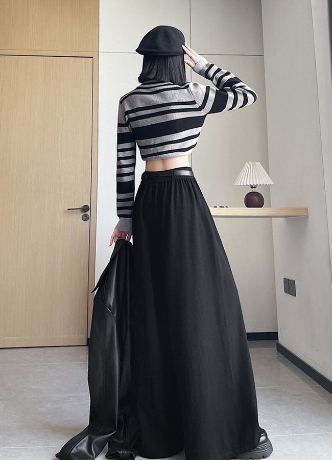 Casual culottes wide leg pants for women