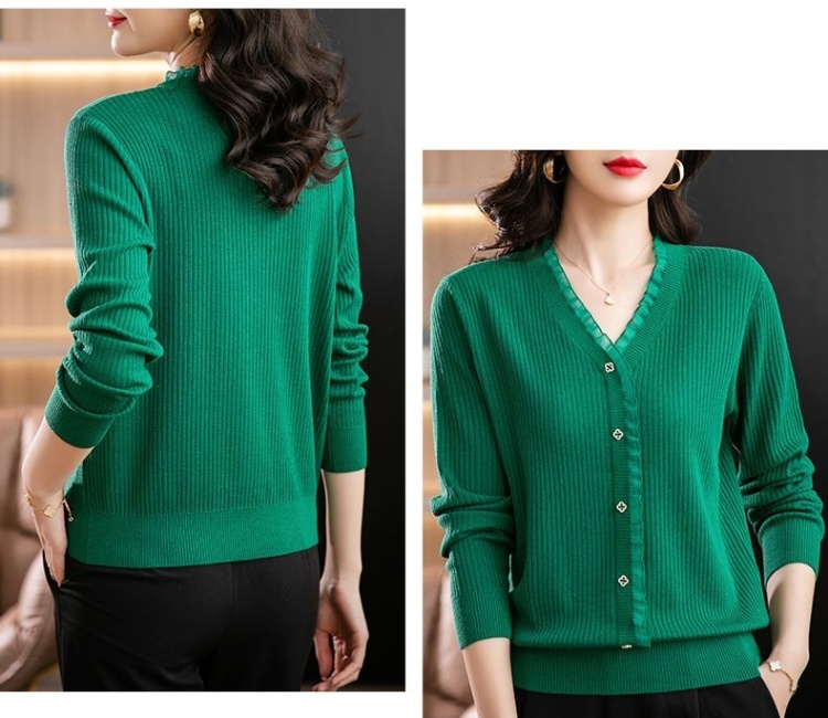 Autumn and winter Western style tops thin sweater