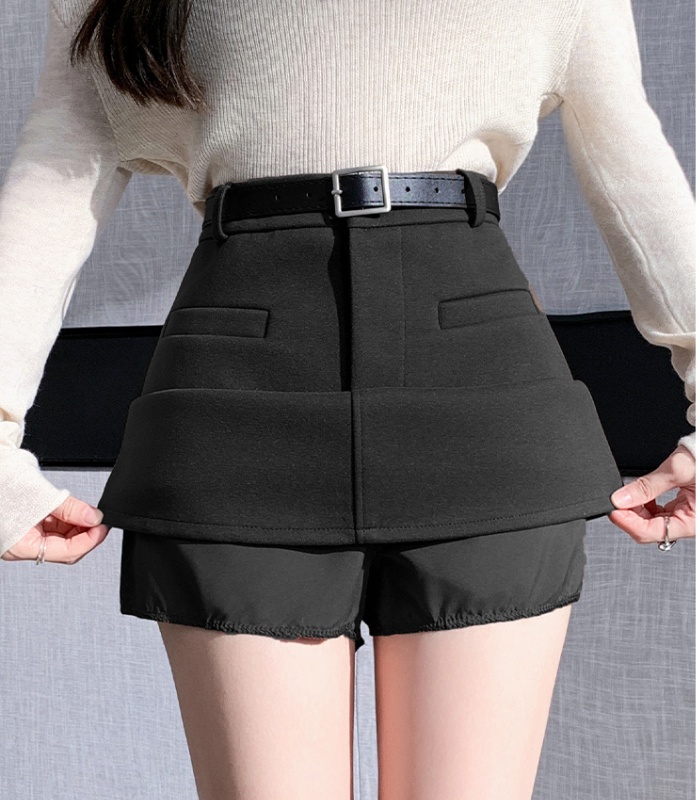 Winter woolen short skirt sexy skirt for women