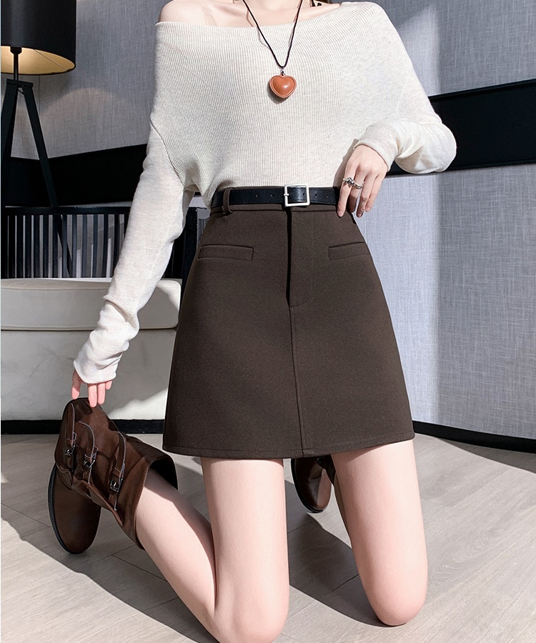 Winter woolen short skirt sexy skirt for women