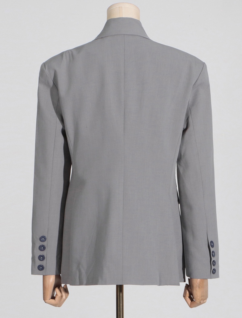 All-match long sleeve autumn splice business suit