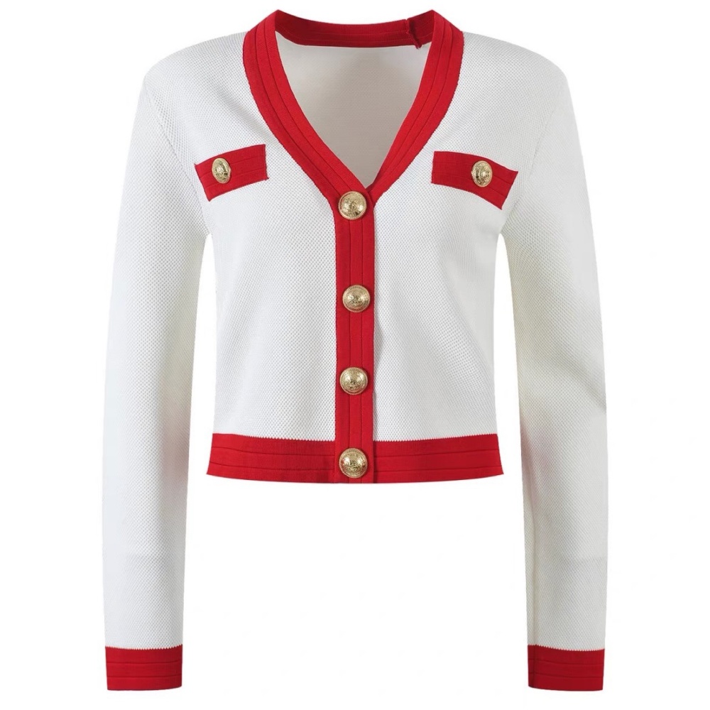 Chanelstyle mixed colors ladies autumn cardigan for women