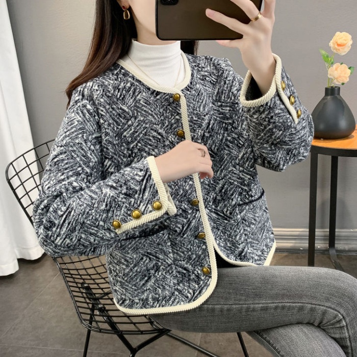 Autumn and winter tops small fellow woolen coat