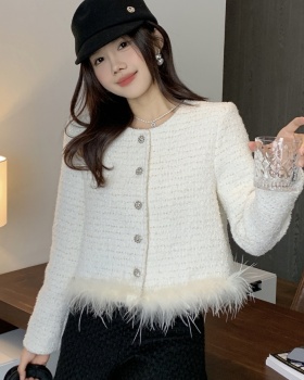 Splice coarse flower France style jacket