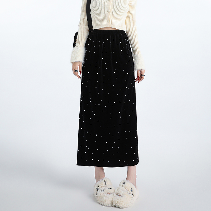 High waist skirt long skirt for women