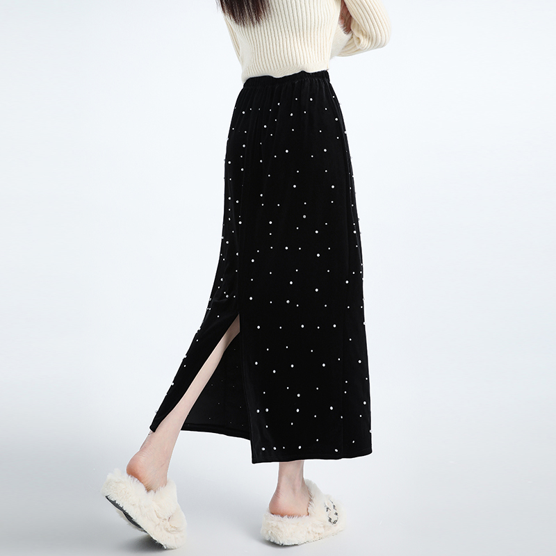 High waist skirt long skirt for women