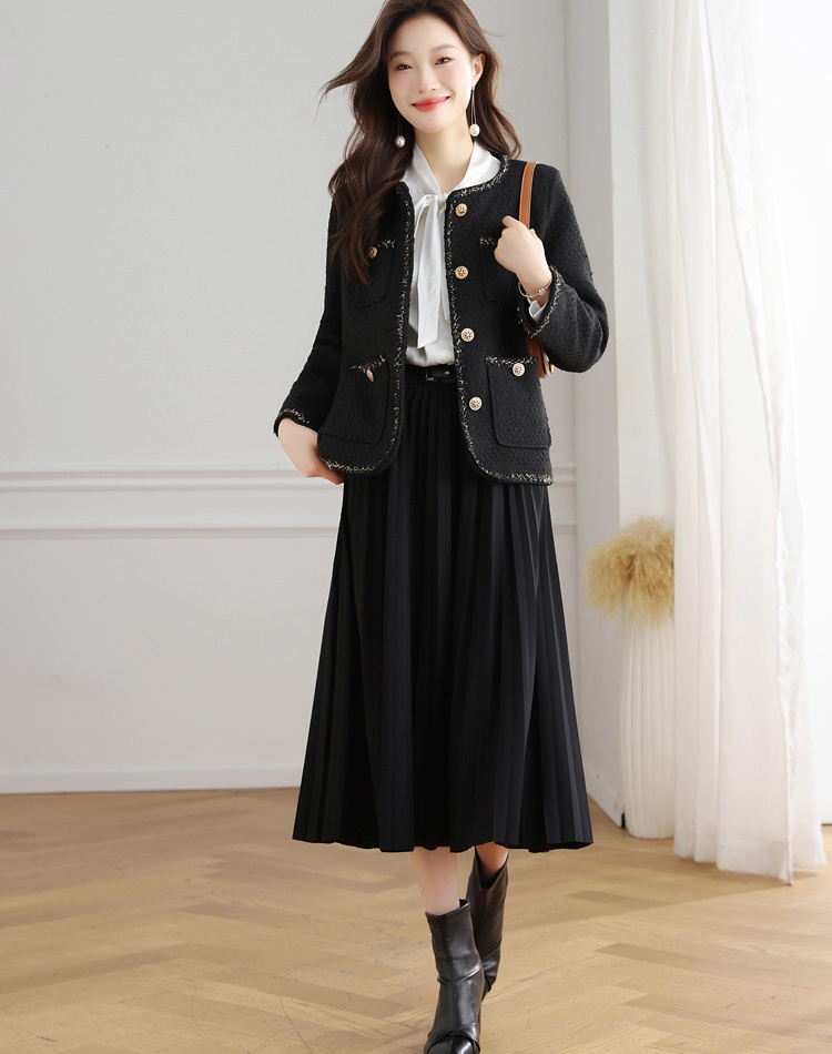 France style small fellow coat ladies coarse flower tops for women