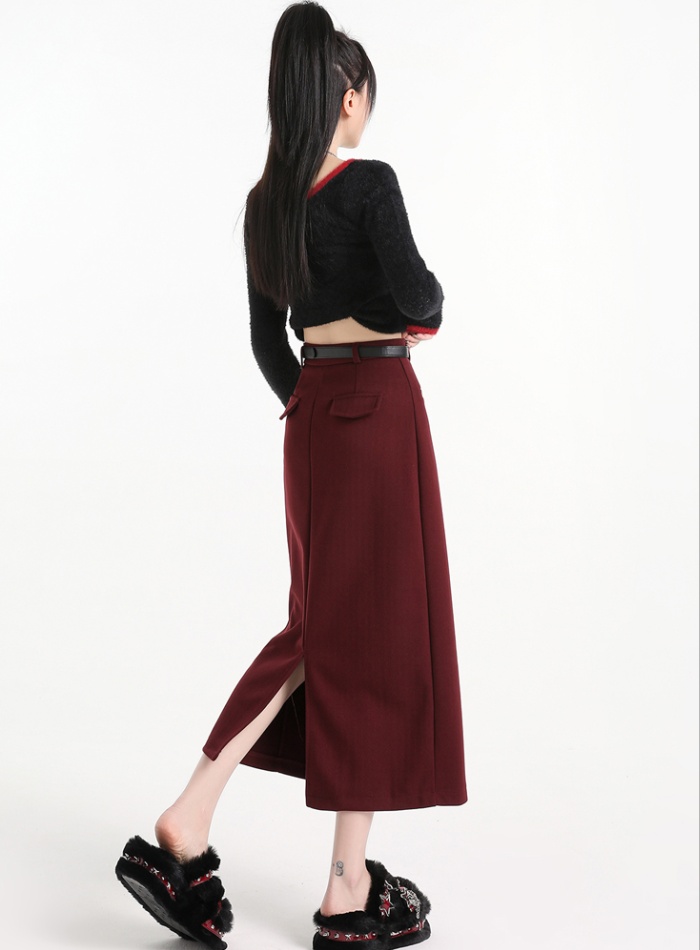 A-line business suit high waist work clothing for women