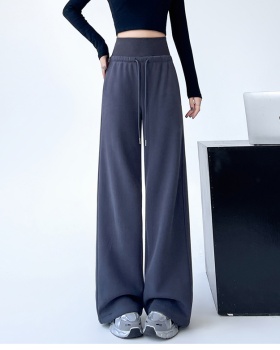 Casual wide leg pants high waist sweatpants for women