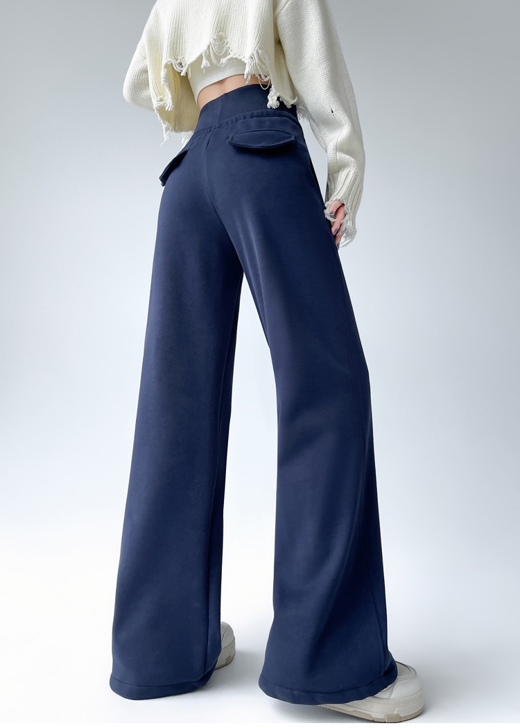 Casual wide leg pants high waist sweatpants for women