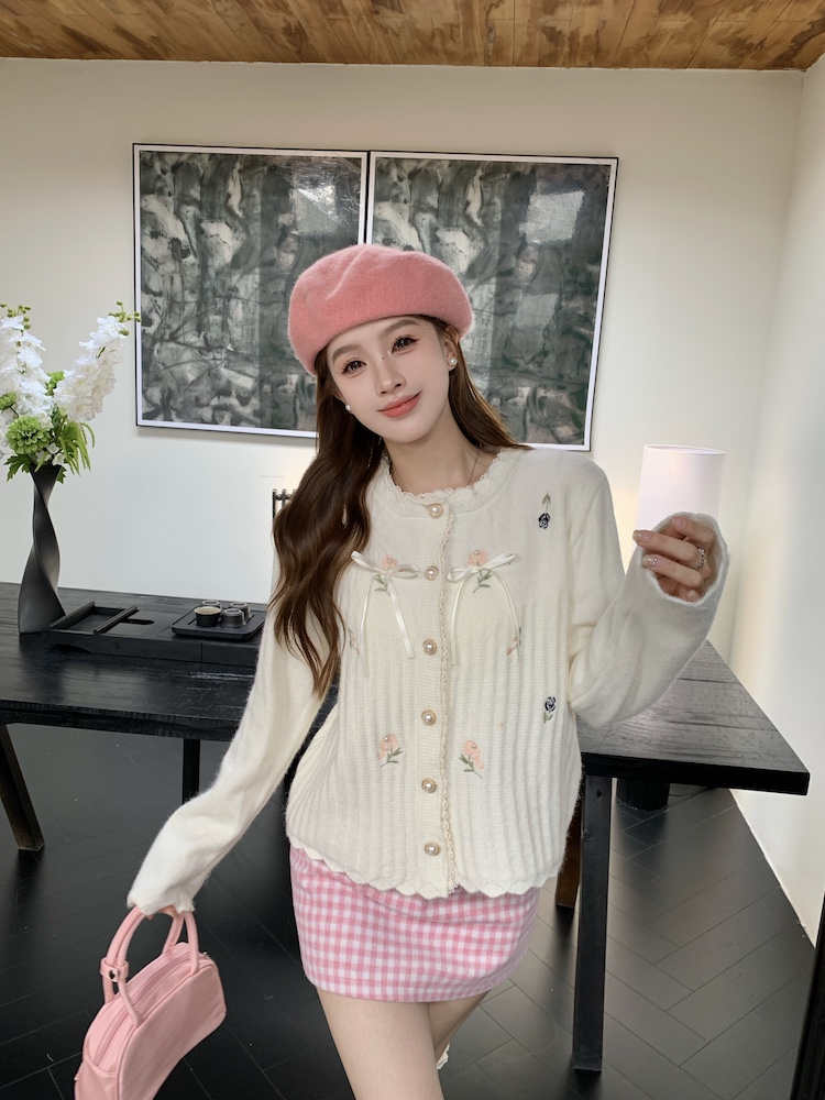 France style sweet coat tender sweater for women