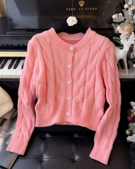 Fashion short sweater chanelstyle sweet cardigan