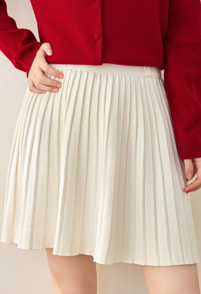 Slim all-match skirt knitted autumn and winter short skirt