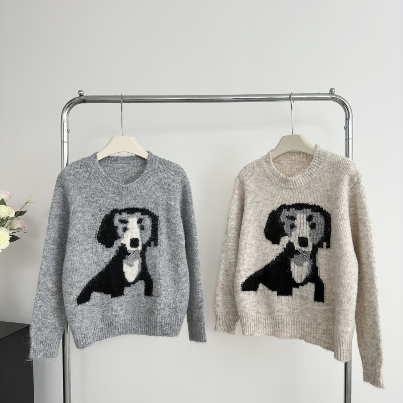 Korean style autumn fashion puppy all-match sweater